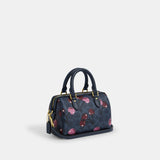 CY741-Mini Rowan Crossbody Bag In Signature Canvas With Cherry Print-Im/Denim Multi