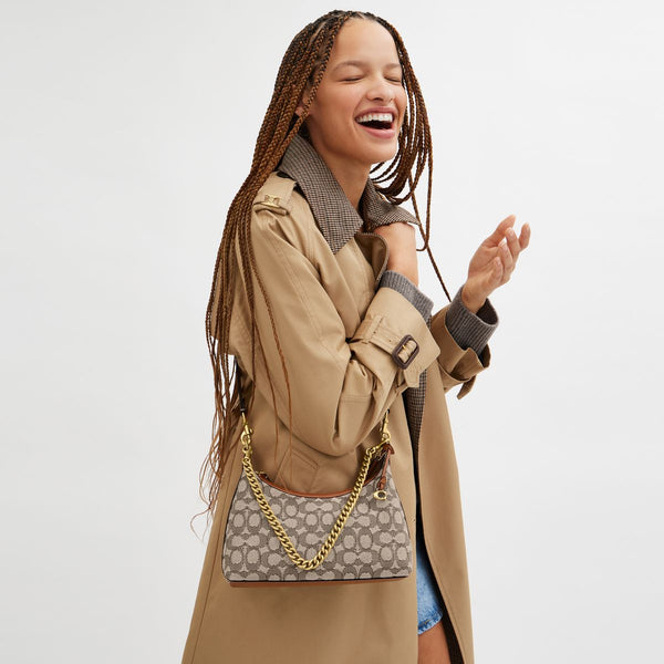 Juliet Shoulder Bag 25 In Signature Textile Jacquard