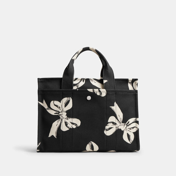 Cargo Tote Bag With Bow Print
