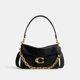 CY919-Chain Tabby Shoulder Bag-B4/Black