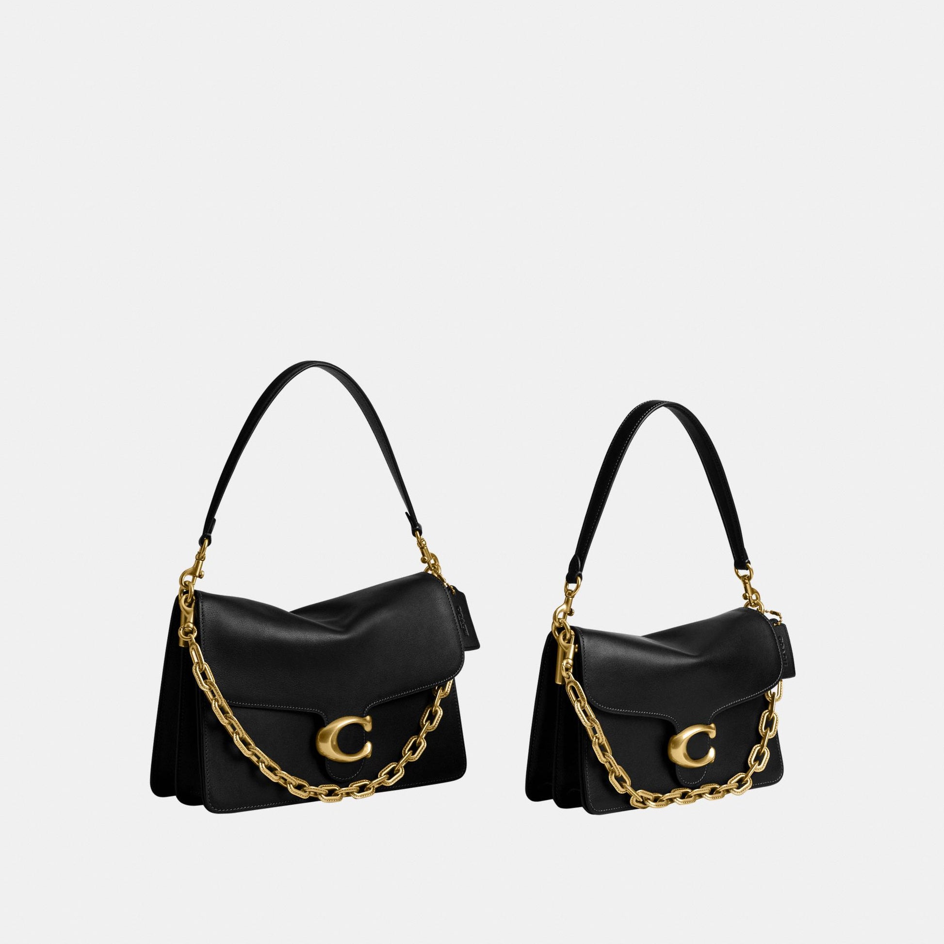CY919-Chain Tabby Shoulder Bag-B4/Black