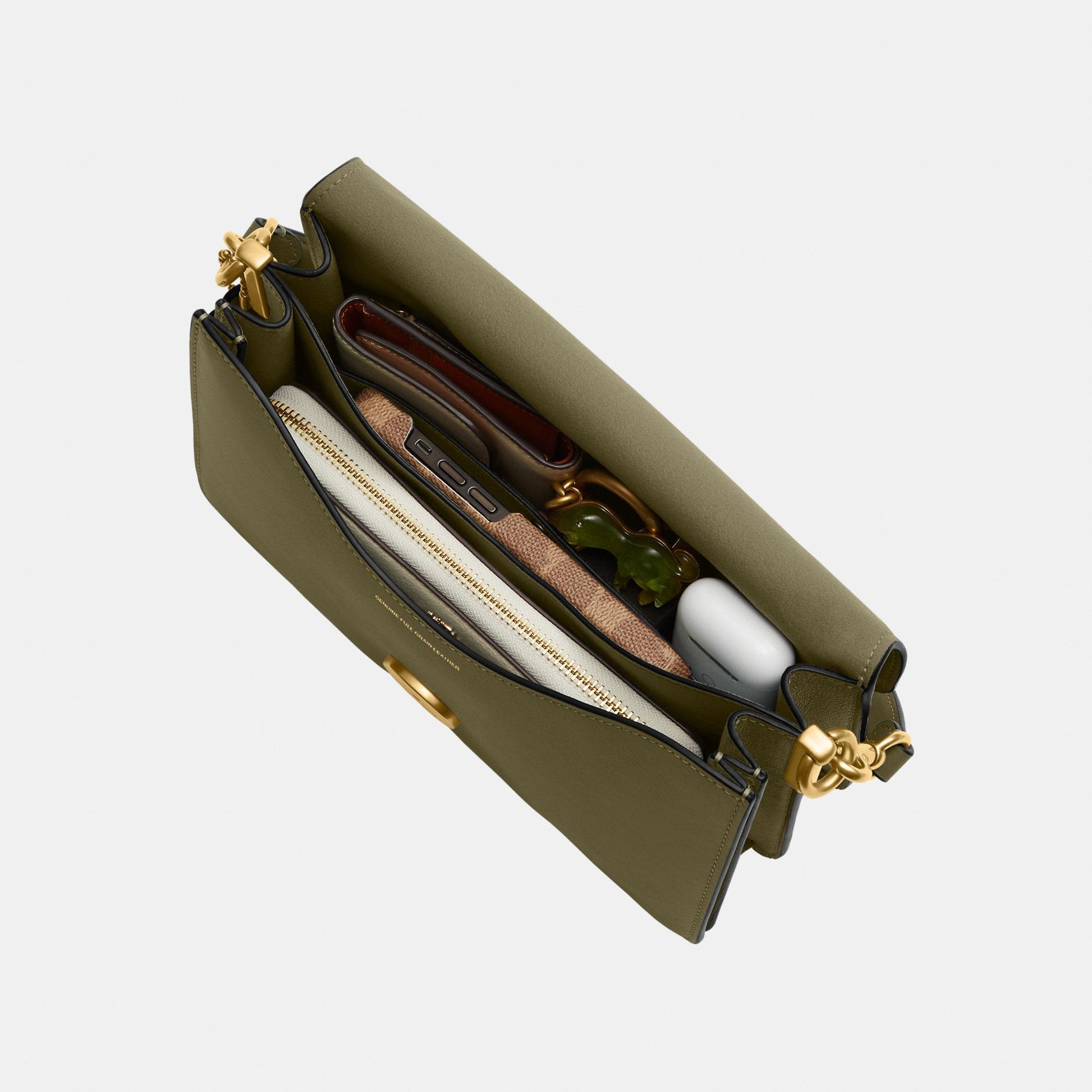 CY919-Chain Tabby Shoulder Bag-B4/Olive