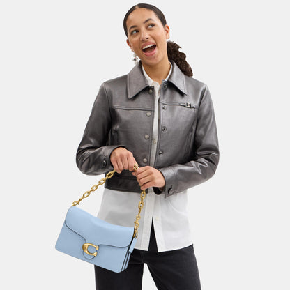 CY919-Chain Tabby Shoulder Bag-B4/Bluebell