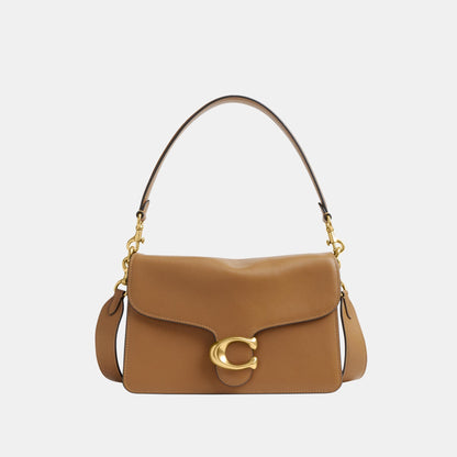 CY919-Chain Tabby Shoulder Bag-B4/Honey Brown