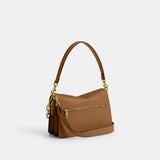 CY919-Chain Tabby Shoulder Bag-B4/Honey Brown