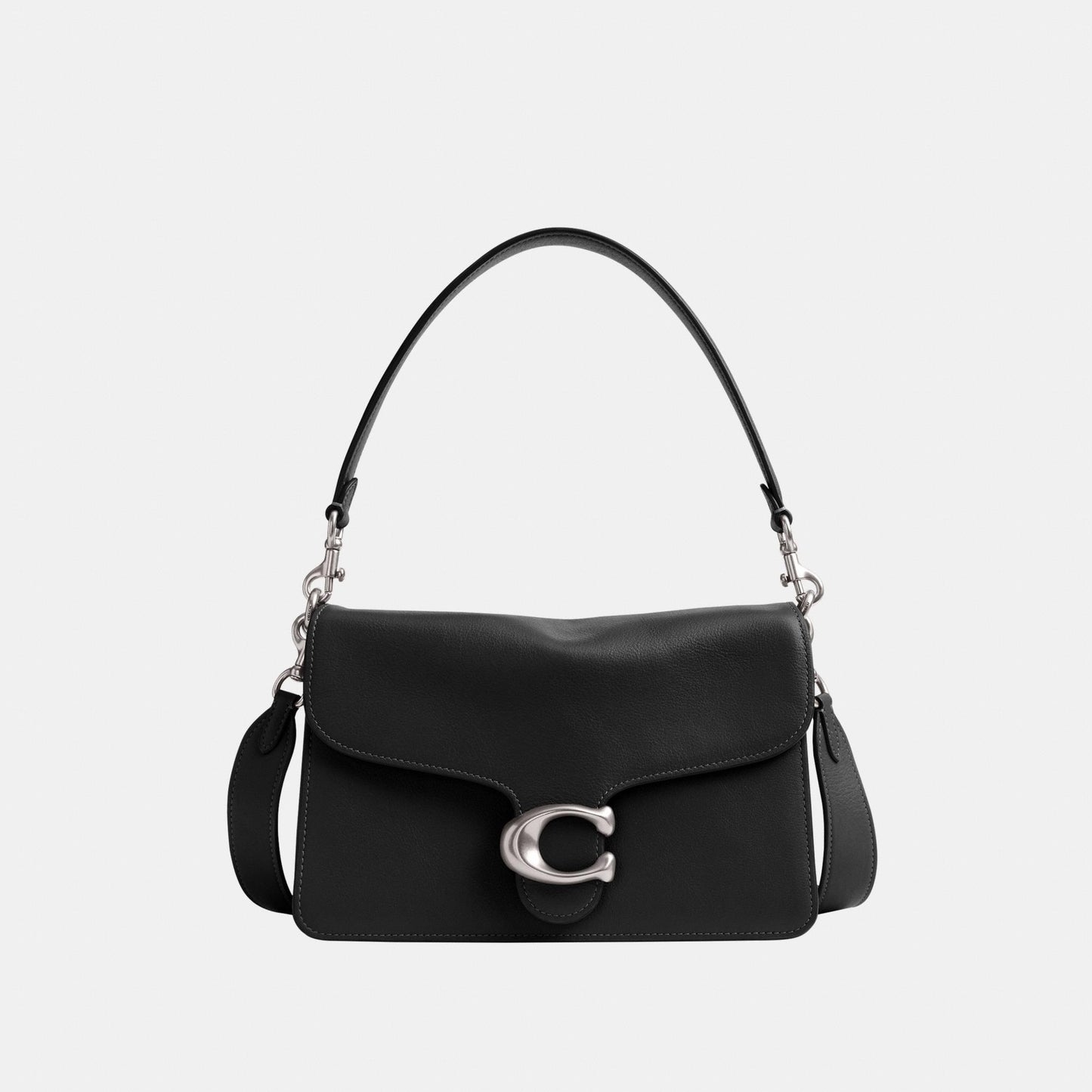 CY919-Chain Tabby Shoulder Bag-Lh/Black