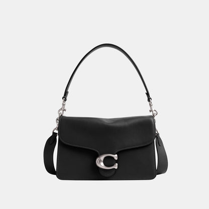 CY919-Chain Tabby Shoulder Bag-Lh/Black