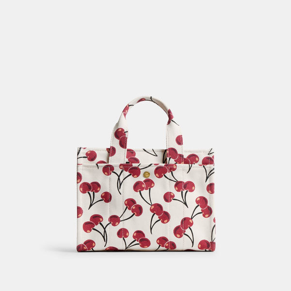 Cargo Tote Bag 26 With Cherry Print