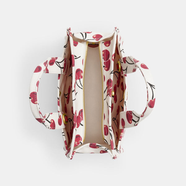 Cargo Tote Bag 26 With Cherry Print