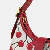 CY936-Hamptons Hobo Bag With Cherry Print-B4/Chalk Multi