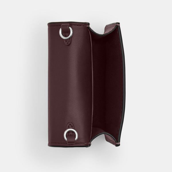 Mini Wallet On A Chain With Bow Print