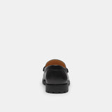CZ089-Janie Loafer In Signature Jacquard-Black/Charcoal