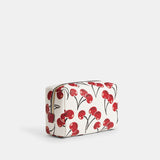 CZ097-Essential Cosmetic Pouch With Cherry Print-B4/Chalk Multi