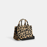 CZ099-Cargo Tote Bag 20 With Leopard Print-Lh/Black Multi