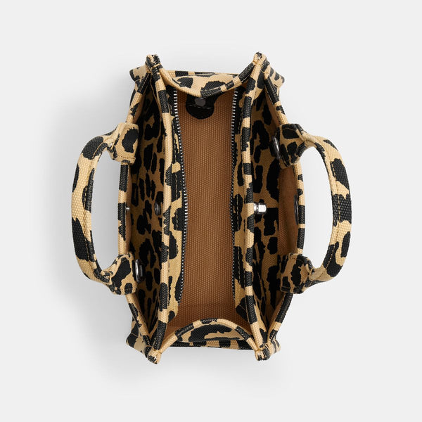 Cargo Tote Bag 20 With Leopard Print