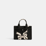 CZ102-Cargo Tote Bag 20 With Bow Print-Lh/Black Multi