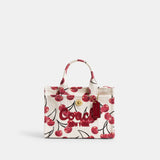 CZ104-Cargo Tote Bag 20 With Cherry Print-B4/Chalk Multi