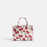 CZ104-Cargo Tote Bag 20 With Cherry Print-B4/Chalk Multi