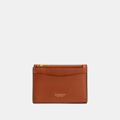 CZ111-Essential Card Holder Wallet-B4/Amber Brown