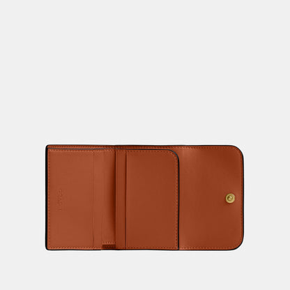 CZ111-Essential Card Holder Wallet-B4/Amber Brown