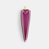 CZ112-NEW YORK ZIP CARD CASE-B4/Fuchsia.