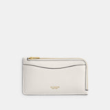 CZ112-NEW YORK ZIP CARD CASE-B4/CHALK