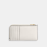CZ112-NEW YORK ZIP CARD CASE-B4/CHALK