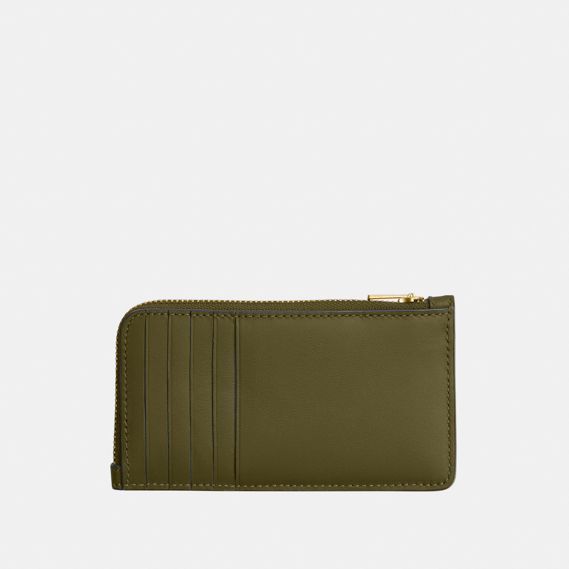 CZ112-New York Zip Card Case-B4/Olive