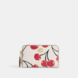 CZ117-Essential Small Zip Around Card Case With Cherry Print-B4/Chalk Multi