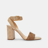 CZ139-Shelby Sandal In Signature Canvas-Sand/Tan