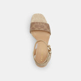 CZ139-Shelby Sandal In Signature Canvas-Sand/Tan