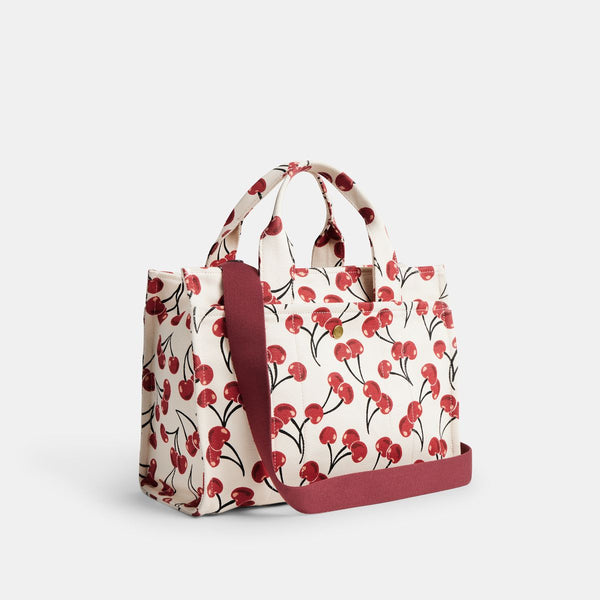 Cargo Tote Bag With Cherry Print
