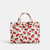 CZ193-Cargo Tote Bag With Cherry Print-B4/Chalk Multi