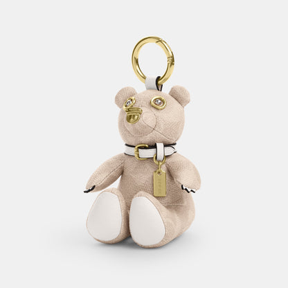CZ195-Collectible Bear In Signature Canvas-Im/Sand/Chalk