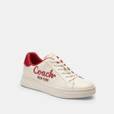 CZ360-New Year High Line Sneaker With Coach Snake Script-Chalk Multi