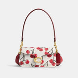 Tabby Shoulder Bag 20 With Cherry Print