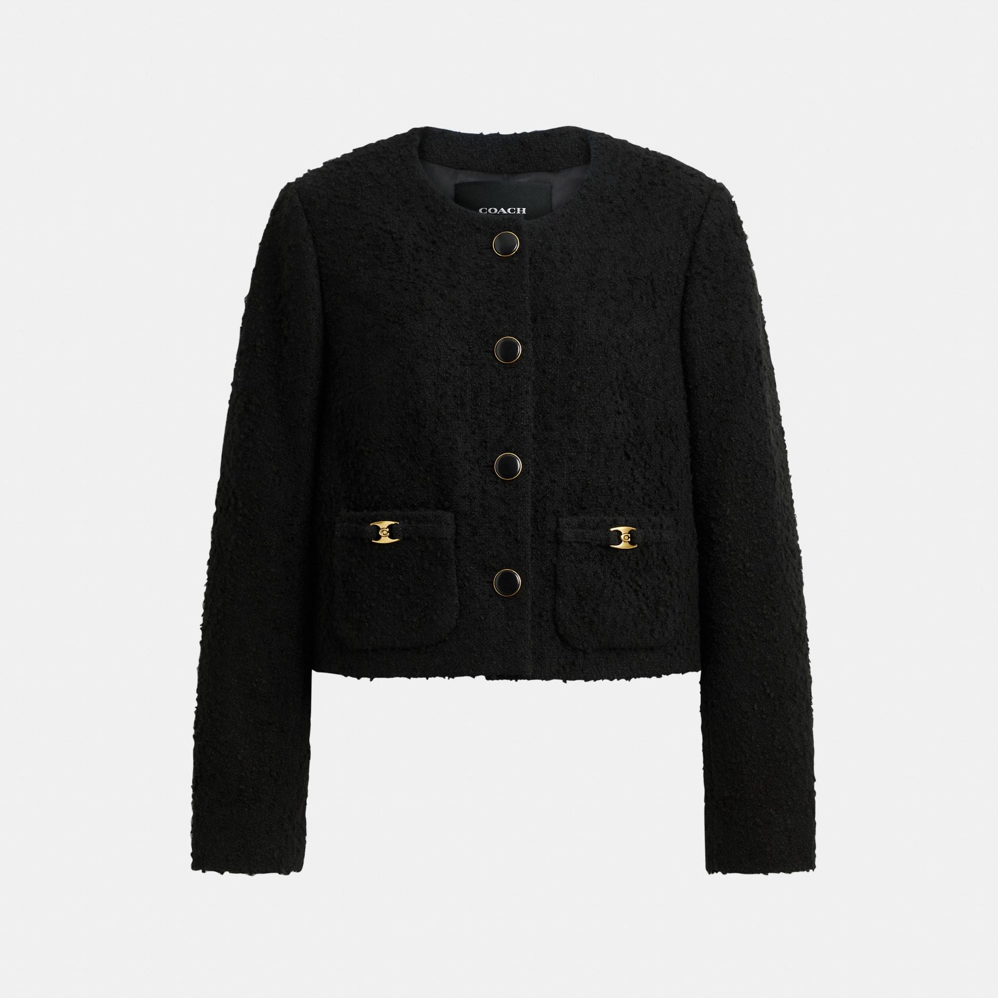CZ726-Heritage C Boucle Jacket-Black