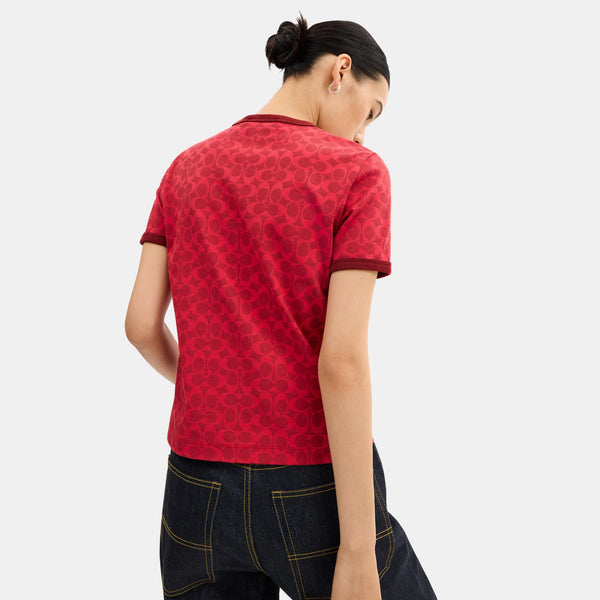 Signature Ringer T-Shirt in Organic Cotton