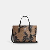 Mollie Tote Bag 25 In Signature Canvas With Bow Print