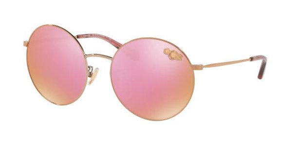 Coach thin metal round hot sale sunglasses