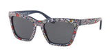 Yankee Floral Rectangle Sunglasses