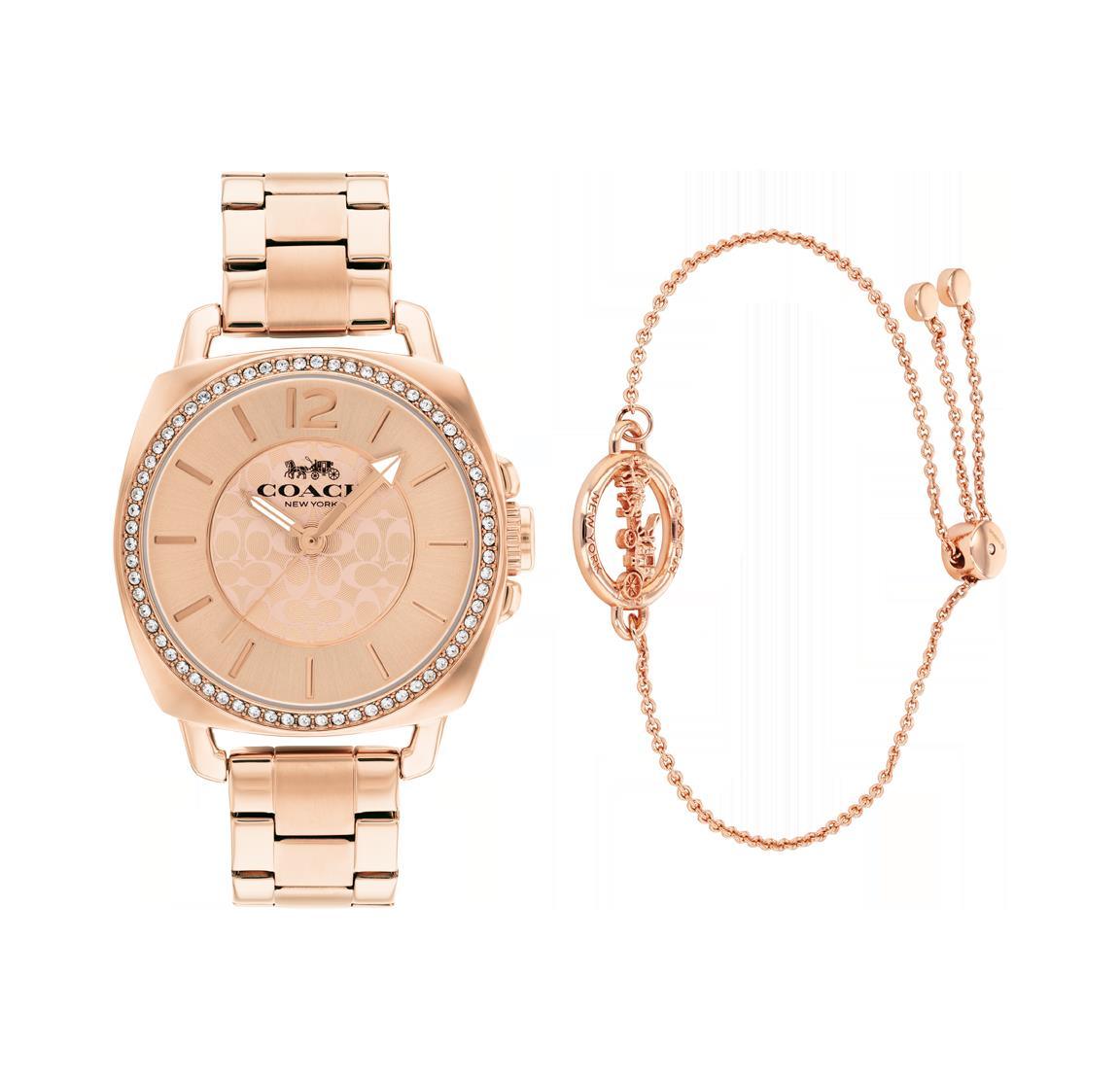 Rose gold boyfriend watch outlet