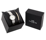 14000092_Silver White_Park Women's Watch & Bracelet Gift Set, 26mm