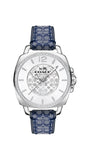 COACH-Coach Boyfriend 34Mm Multifunction Stainless Steel  Strap Watch-14502417-White Mother Of Pearl