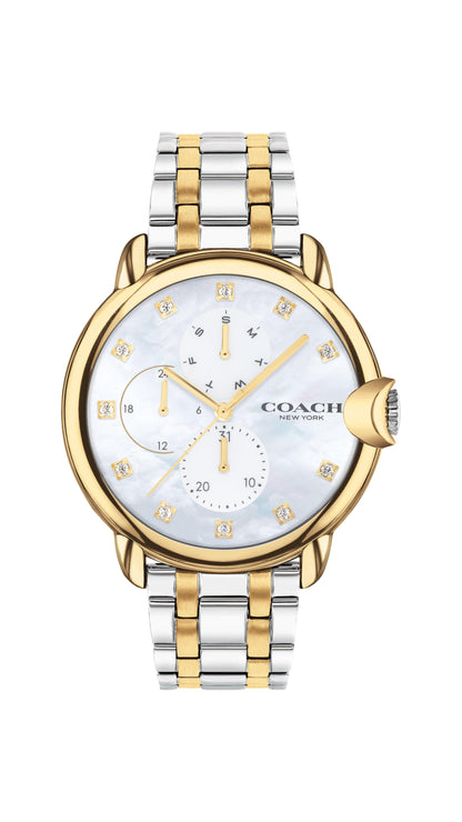 COACH-Arden Watch, 38Mm-14503683-White Mother Of Pearl