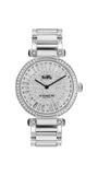 14503834-Coach Perry, Ionic Plated Black Steel Women'S Watch-Silver