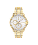 14503862-Coach Perry, Stainless Steel Women'S Watch-Silver White