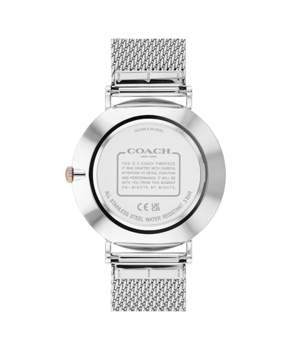 14602590-Coach Charles Men Watch-Silver White