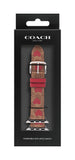 14700106-Coach Apple Watch® Strap-Brown & Red