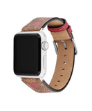 14700106-Coach Apple Watch® Strap-Brown & Red